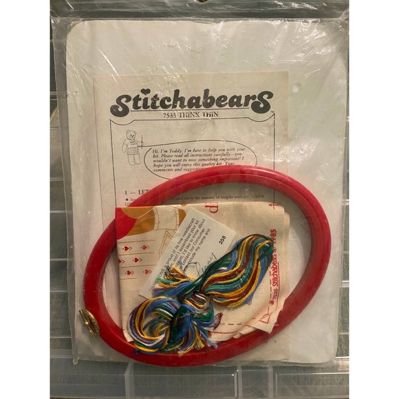 Stitchabears think thin embroidery kit - Picture 3 of 3